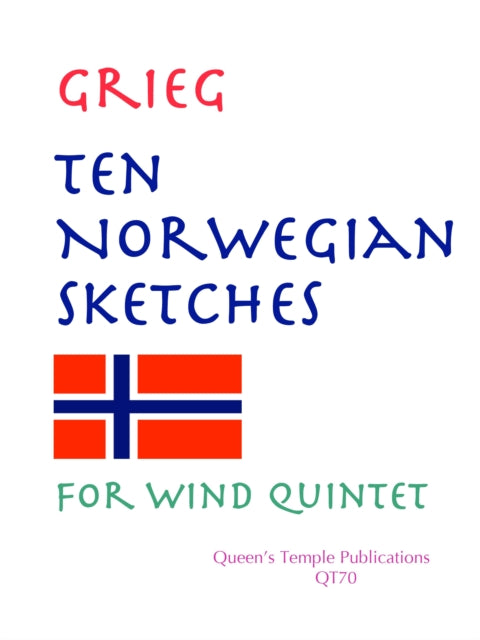 Book cover of: Ten Norwegian Sketches