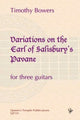 Book cover of: Variations on Earl of Salisbury's Pavane