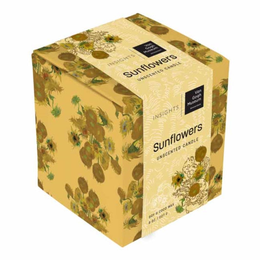 Book cover of: Van Gogh Sunflowers Unscented Glass Candle