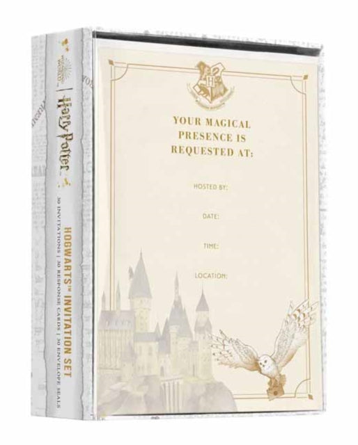 Book cover of: Harry Potter: Hogwarts Invitation Set (Set of 30)