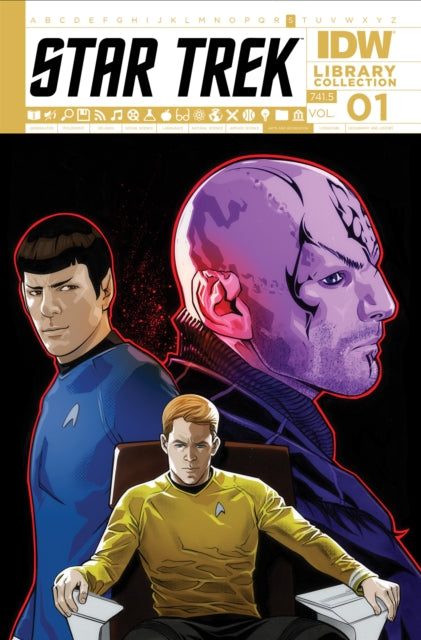 Book cover of: Star Trek Library: Book One. By: Mike Johnson