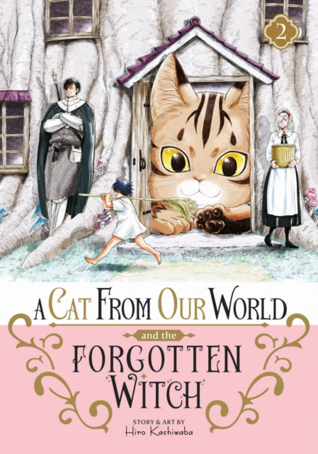 Book cover of: Cat from Our World and the Forgotten Witch Vol. 2. By: Hiro Kashiwaba